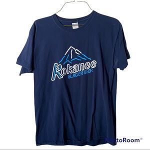 VINTAGE KOKAEE BEER TEE SHIRT SIZE LARGE DARK BLUE